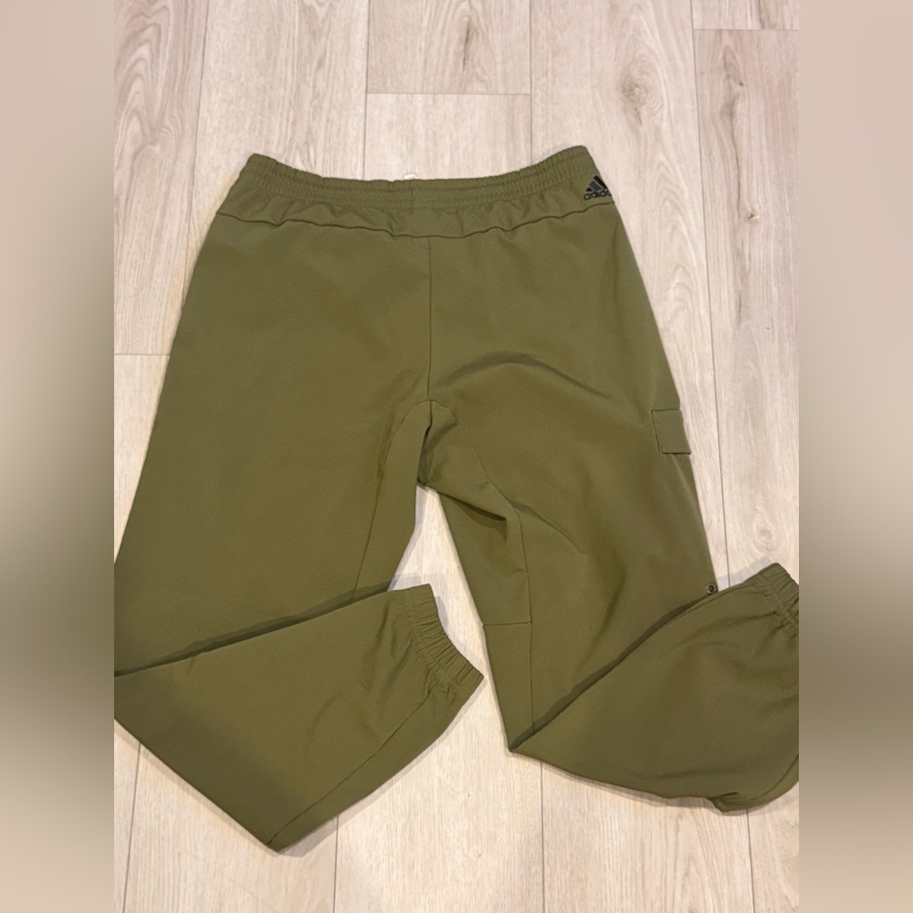 Adidas Men’s 2016 Gameday Z.N.E. Tapered Ankle-Zip Joggers sz M